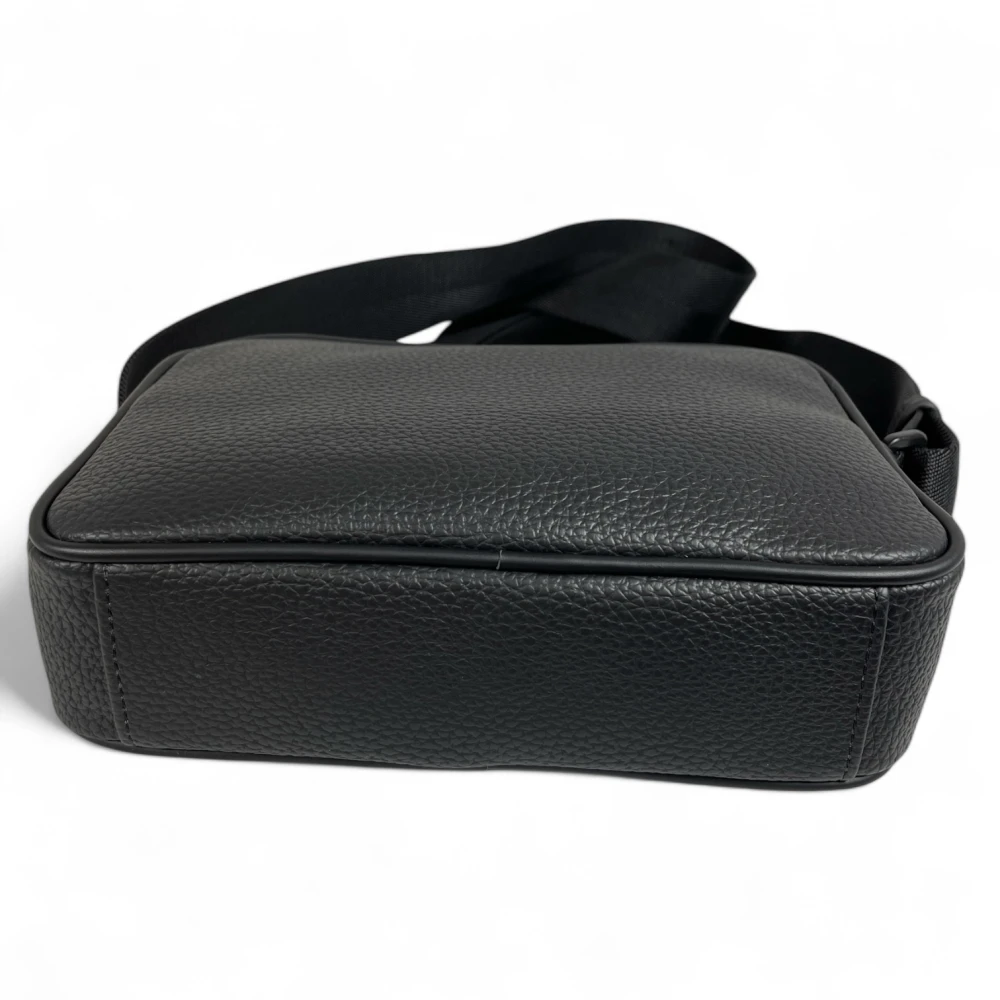 Hugo Boss Zwarte Crossbody Reporter Tas voor Heren Black Heren