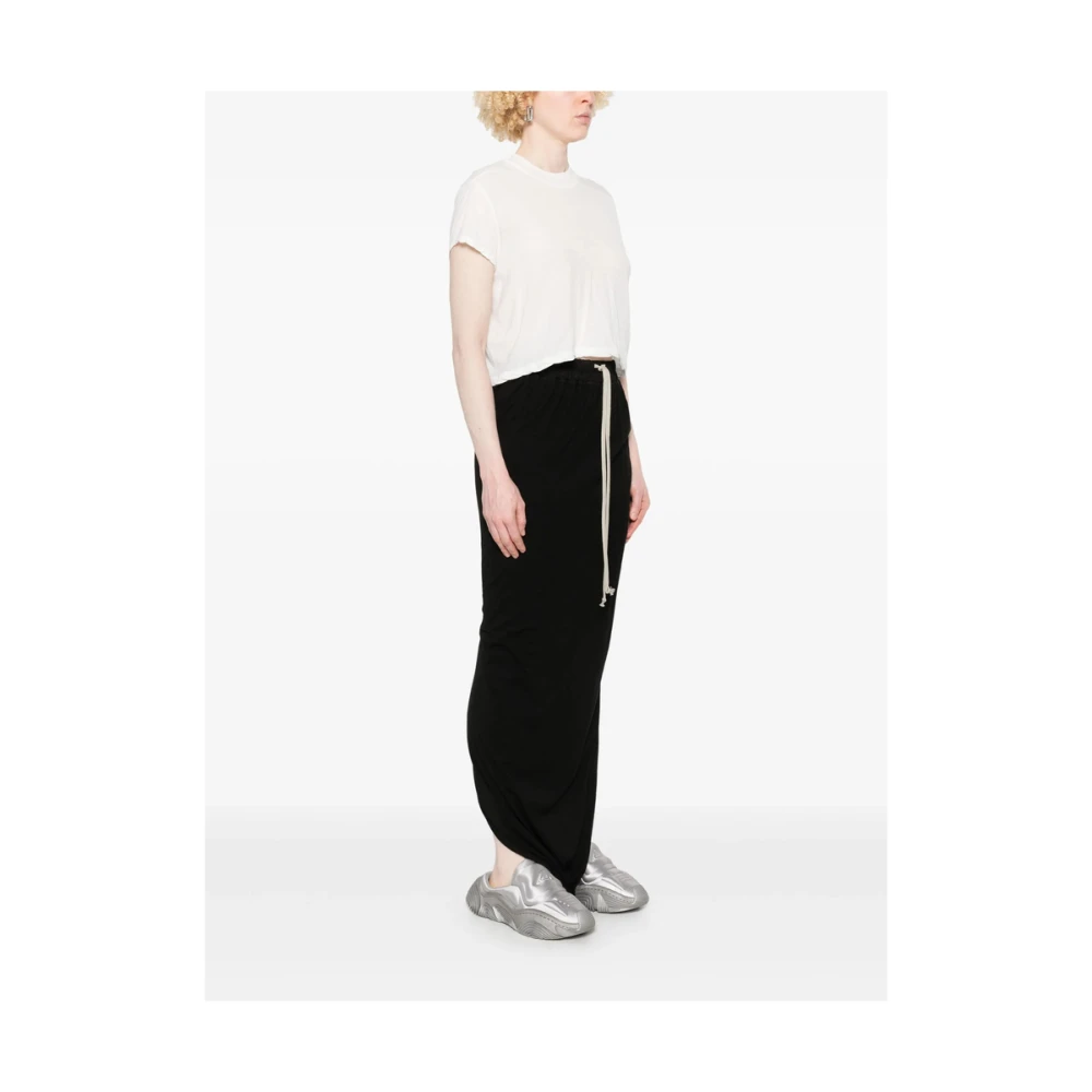Rick Owens Donkere Schaduw Crew Neck T-shirt White Dames