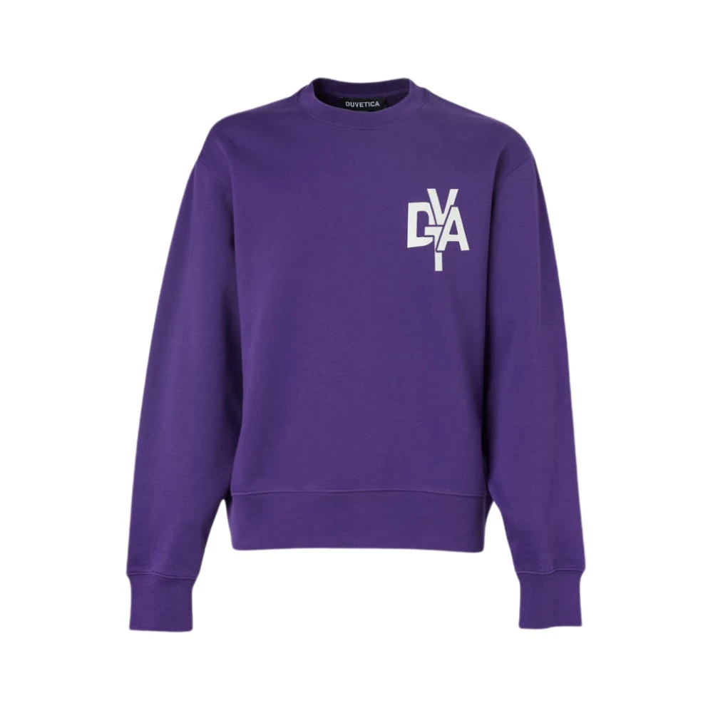 Duvetica Tillandsia Crewneck Sweatshirt Aw21 Purple, Dam