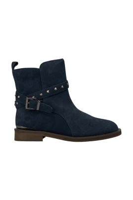 Platt bootie nitar detaljer