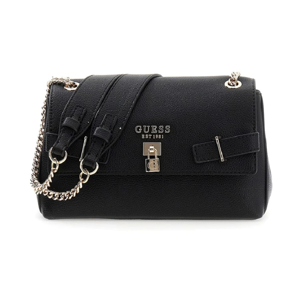 Guess Women's Black Yesba Convertible Crossbody Flap