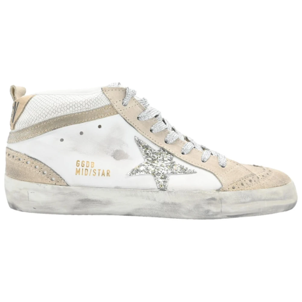 Golden Goose Suede Toe Glitter Sneakers Multicolor, Dam