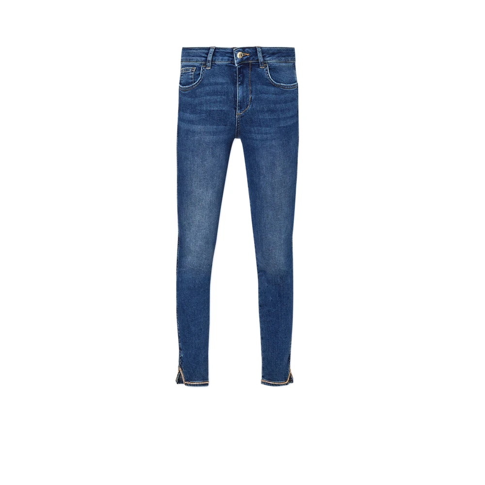 Liu Jo Slim Fit Denim Jeans Blauw Uf3012D4391 Blue Dames