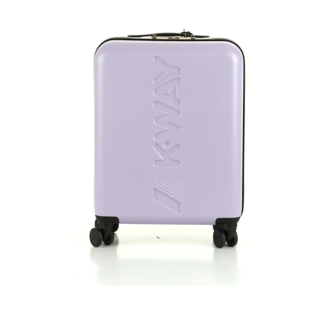 K-way Lila Cabin Trolley met Draaibare Wielen Purple Unisex