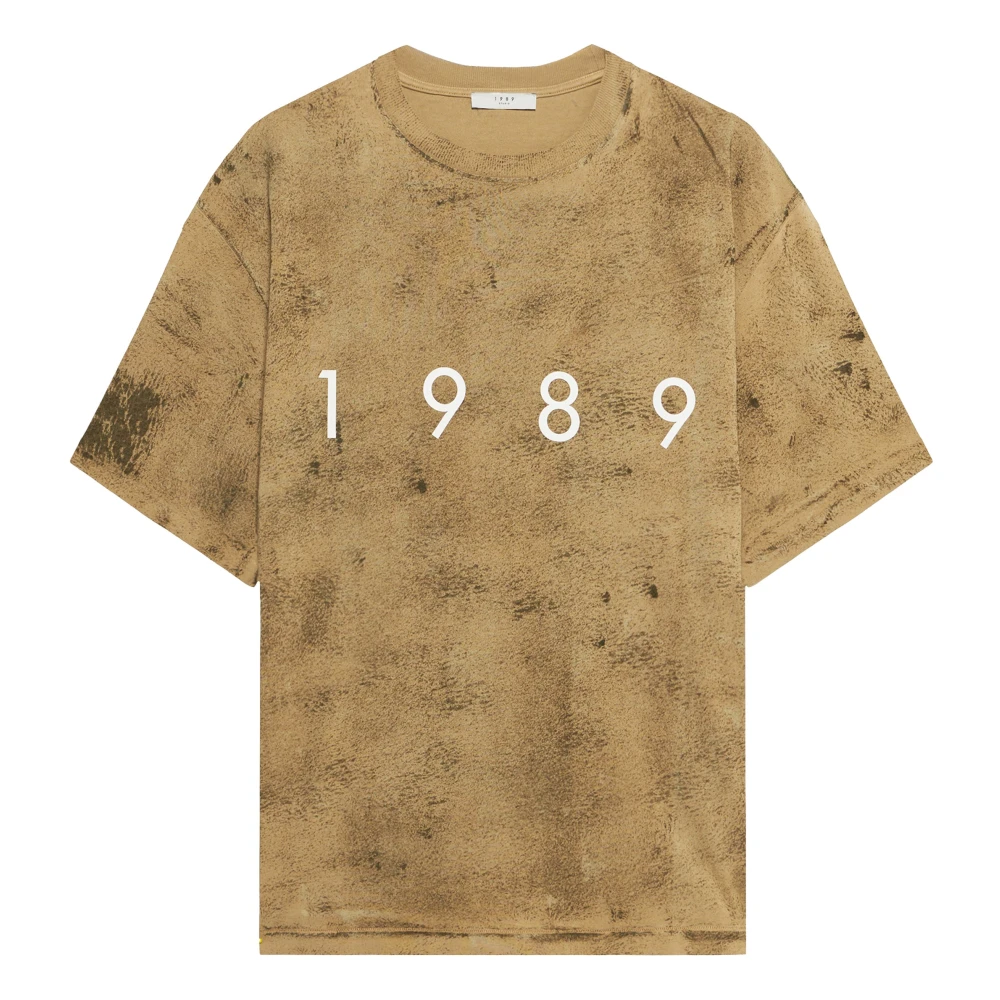 1989 Studio Korte mouwen ronde hals T-shirt Brown Heren