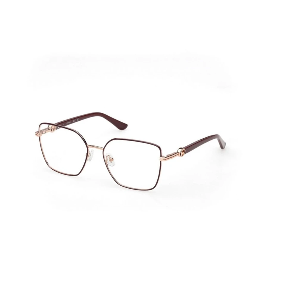 Guess Women's Red Glasses, 55 Mm, Optical Frame