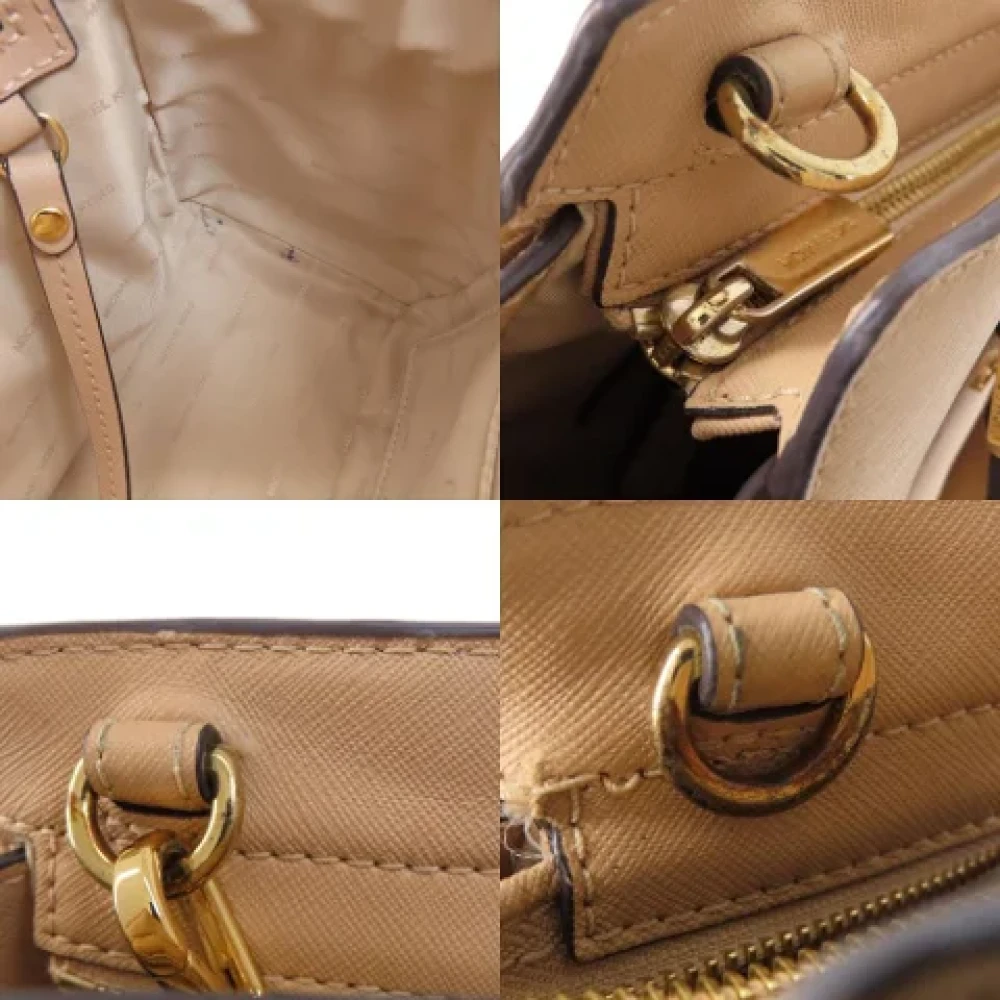 Michael Kors Pre-owned Leather handbags Beige Dames