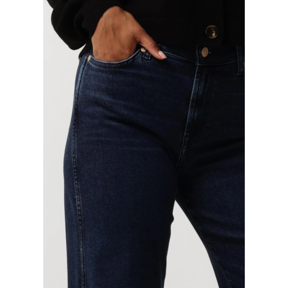 7 For All Mankind Wijde Jeans Denim Blue Dames