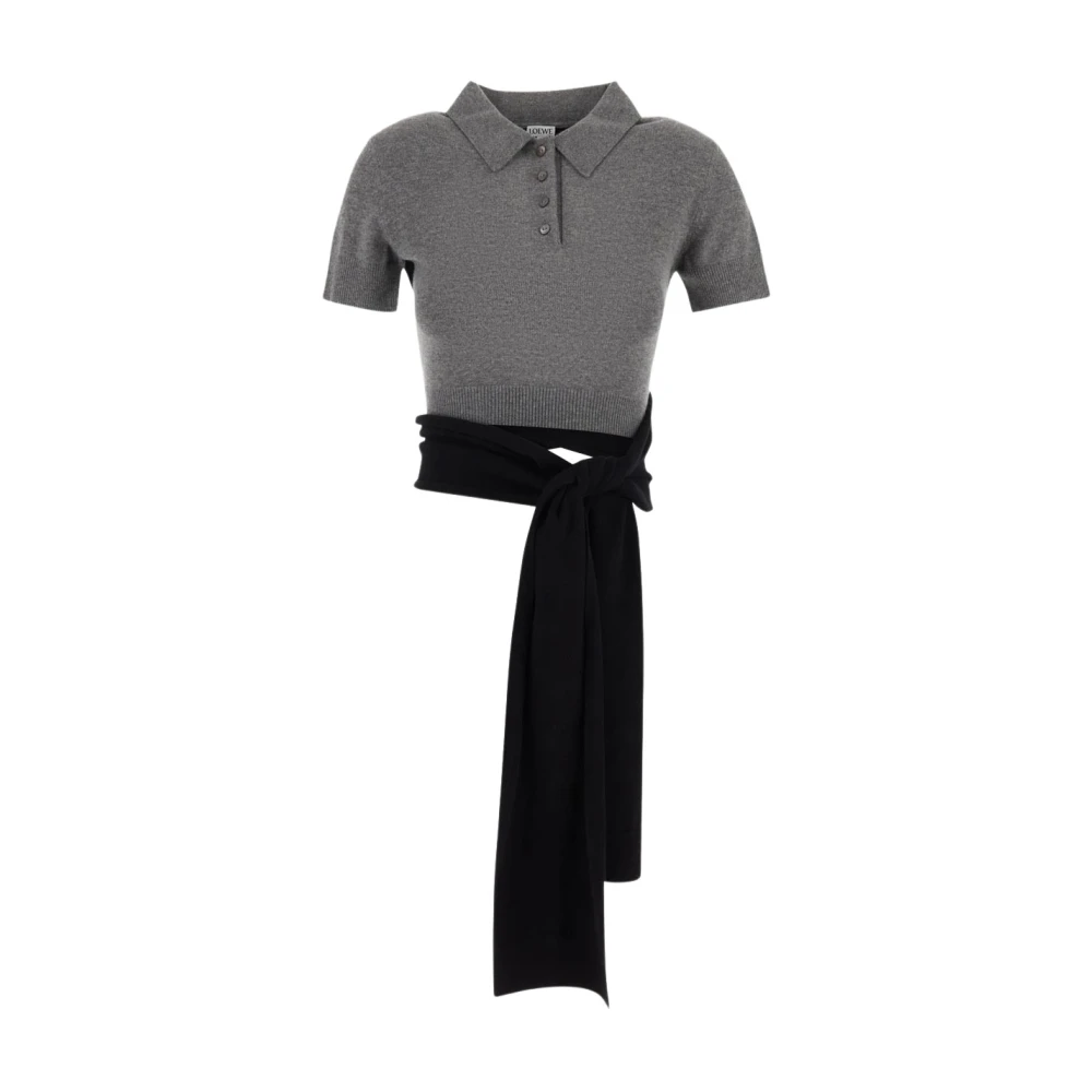 Loewe - Tops > Polo Shirts - Gray - Loewe - Modalova