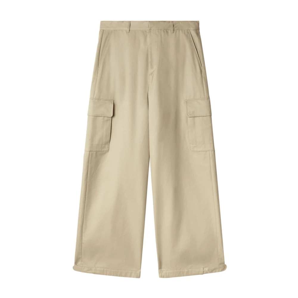 Trousers > Wide Trousers - - Off White - Modalova