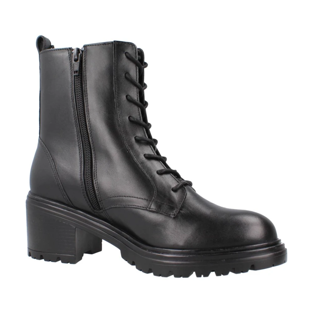 Geox Lace-up Boots Black Dames