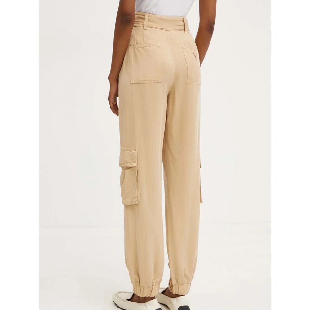 Guess Cargo Broek voor Vrouwen Beige Dames