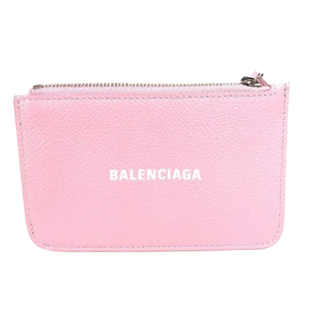 Balenciaga Vintage Pre-owned Leather wallets Pink Dames