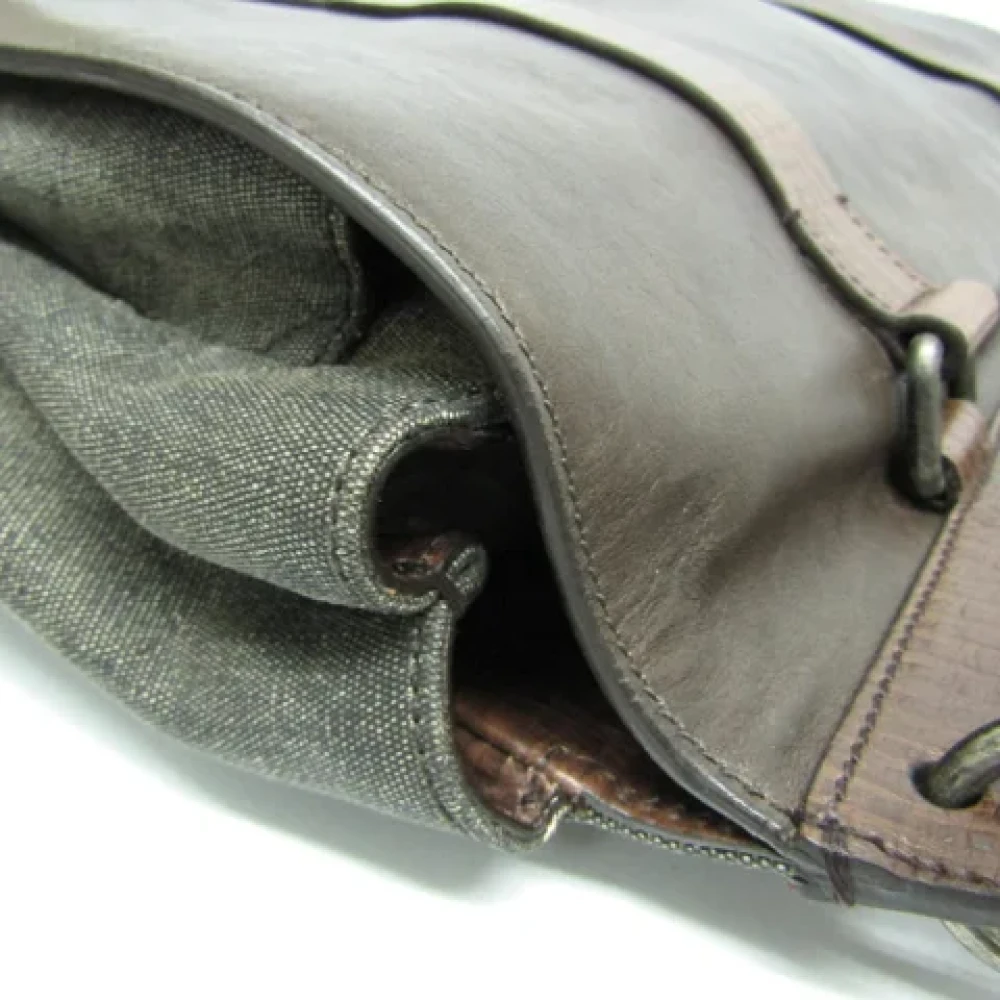 Dolce & Gabbana Pre-owned Leather handbags Brown Dames