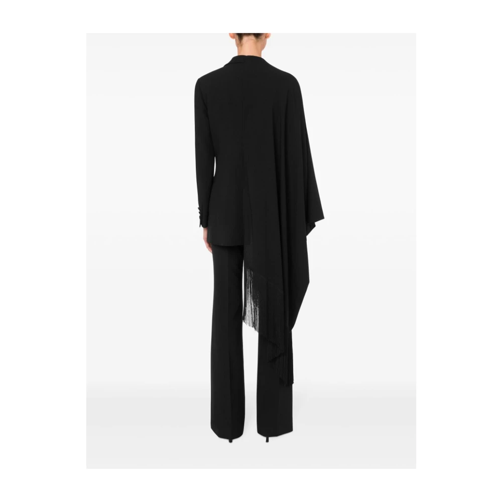 Moschino Zwarte Jassen voor Stijlvolle Look Black Dames