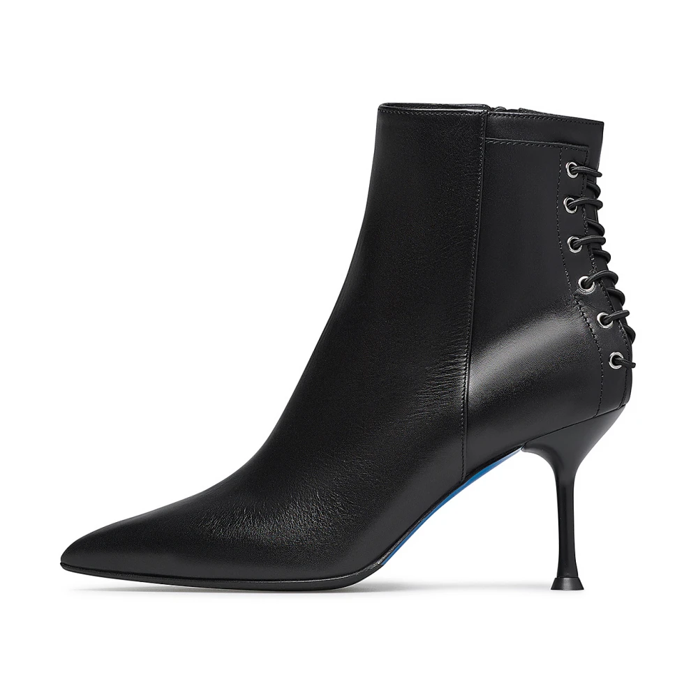 Loriblu Mujer Botines Al Tobillo Con Cordones Tipo Corsé
