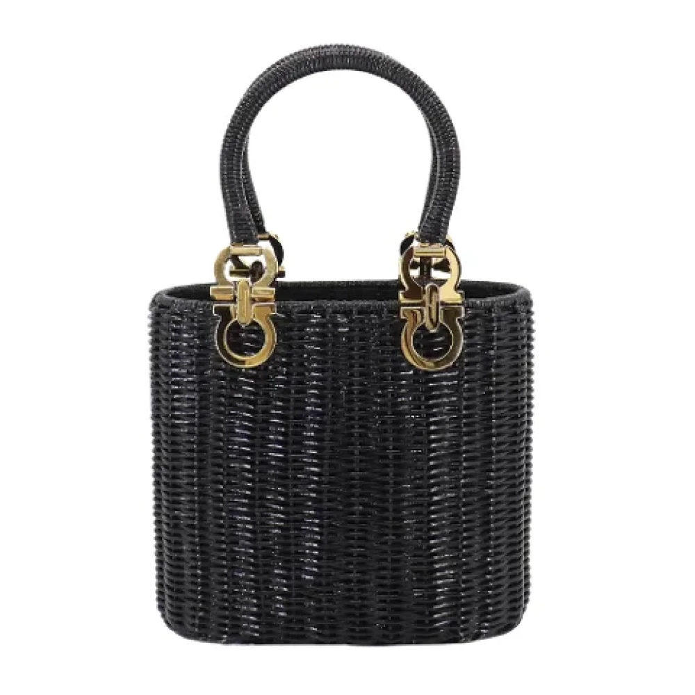 Salvatore Ferragamo Pre-owned Plastic handbags Black Dames