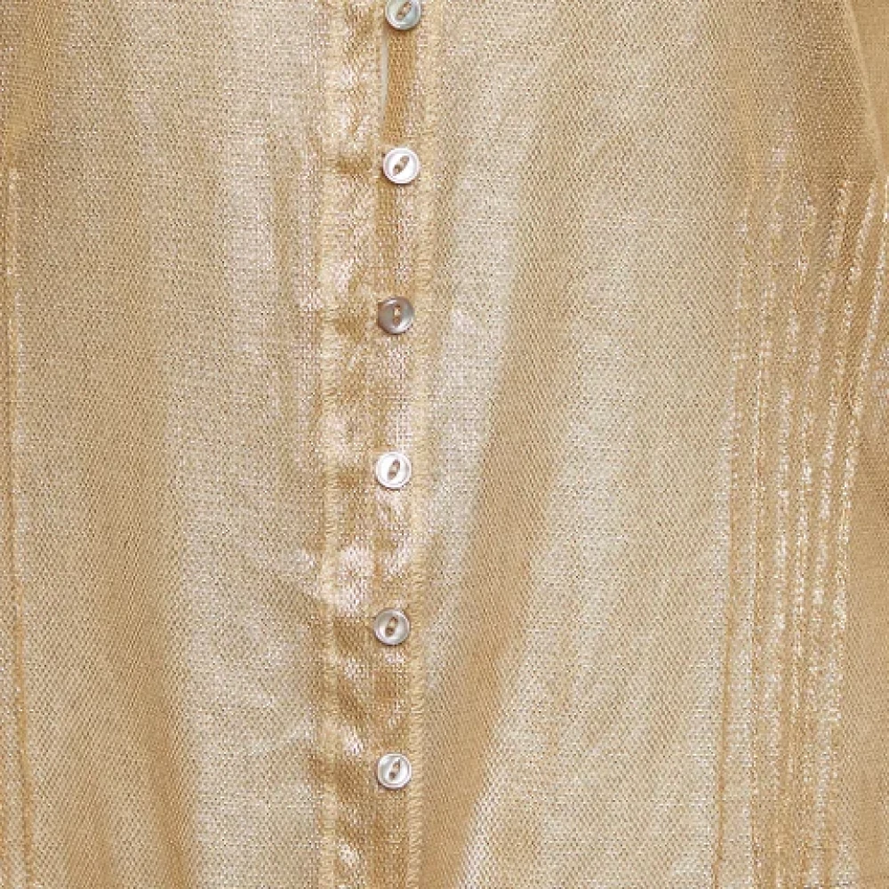 Ralph Lauren Pre-owned Fabric tops Yellow Dames