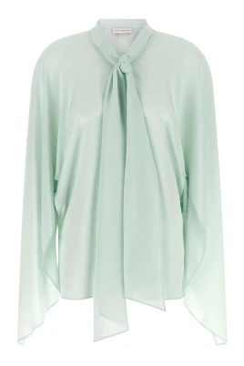 Lavallière Silk Shirt
