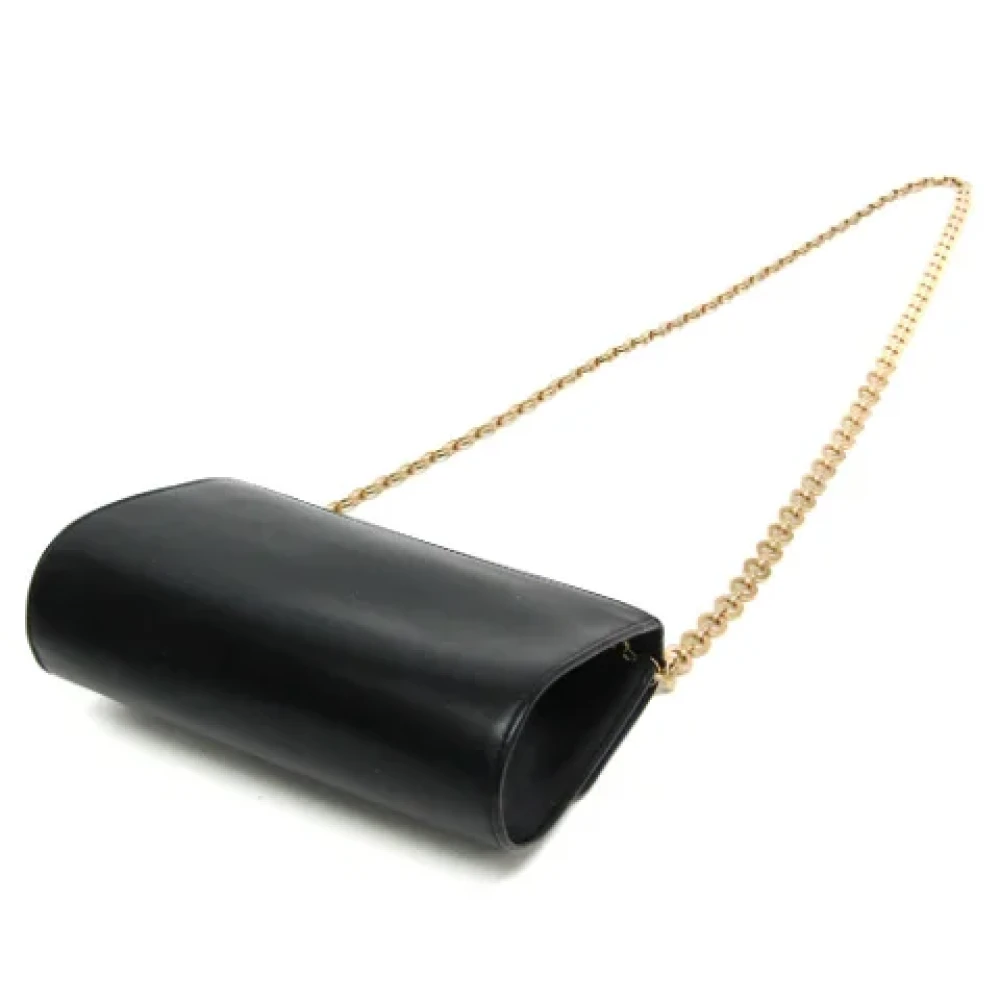 Salvatore Ferragamo Pre-owned Leather shoulder-bags Black Dames