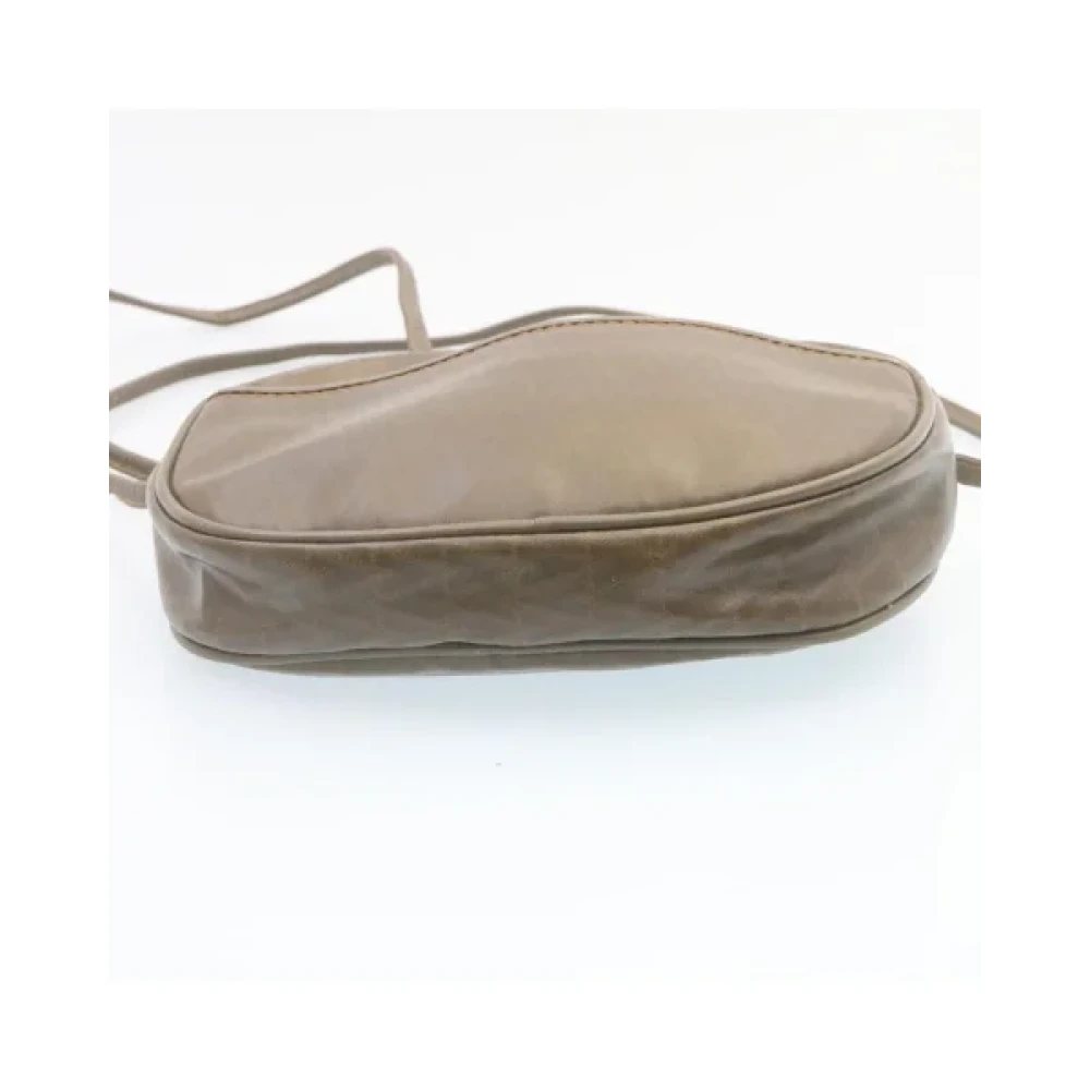 Valentino Vintage Pre-owned Canvas shoulder-bags Brown Dames
