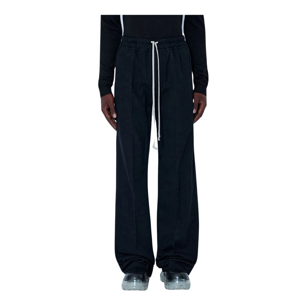 Rick Owens Dietrich Drawstring Pants - Mann Hosen Black It - 54 - Immagine 2