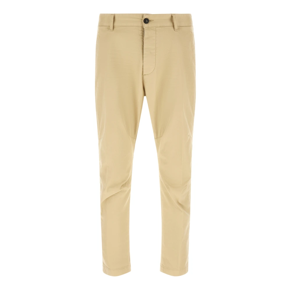 Dsquared2 Beige Chinos, Male, Xl, Trousers