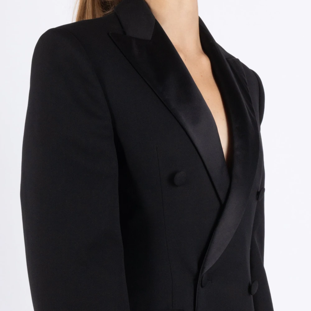 Wardrobe.nyc Zwarte wollen jas Black Dames