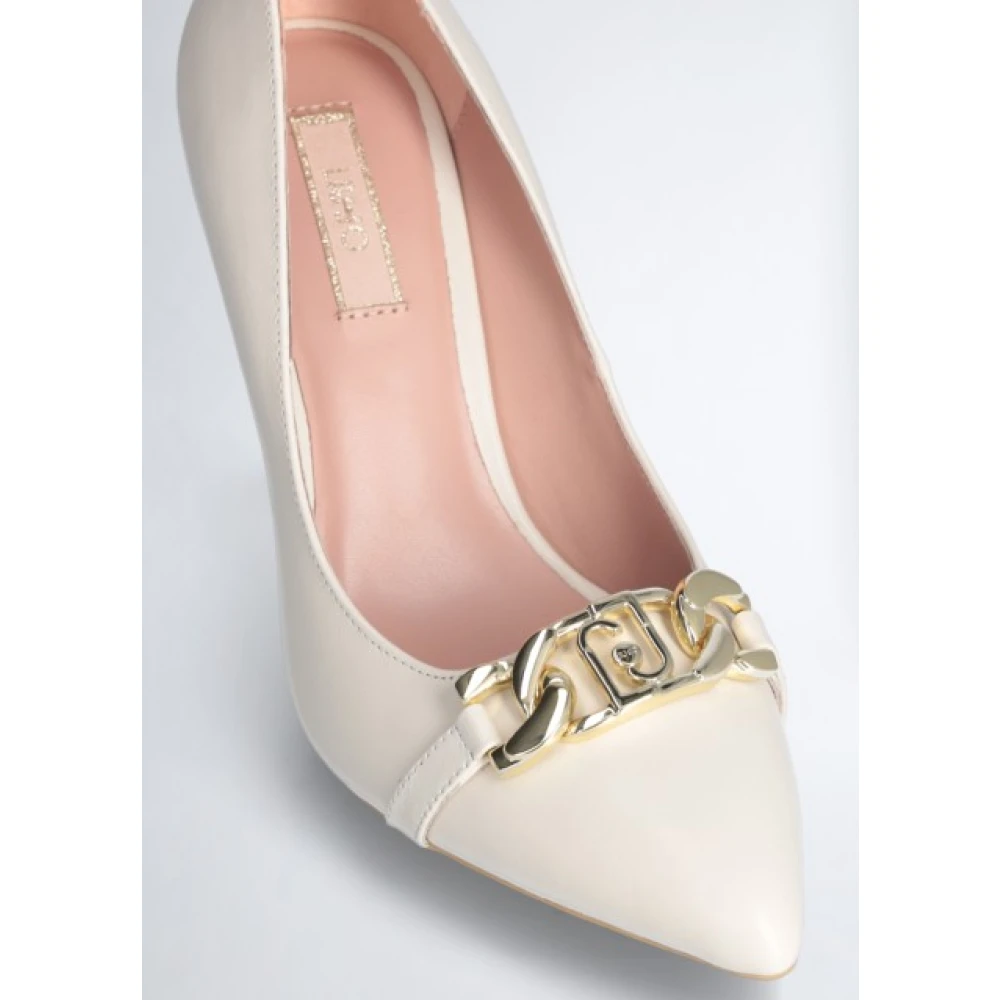 Liu Jo Ivory Leren Pumps Beige Dames