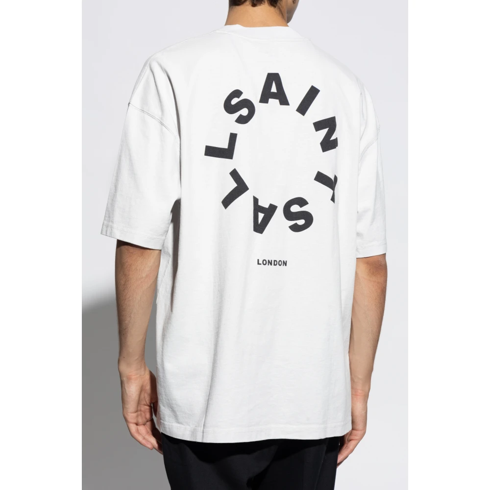 AllSaints Tierra T-shirt Gray Heren