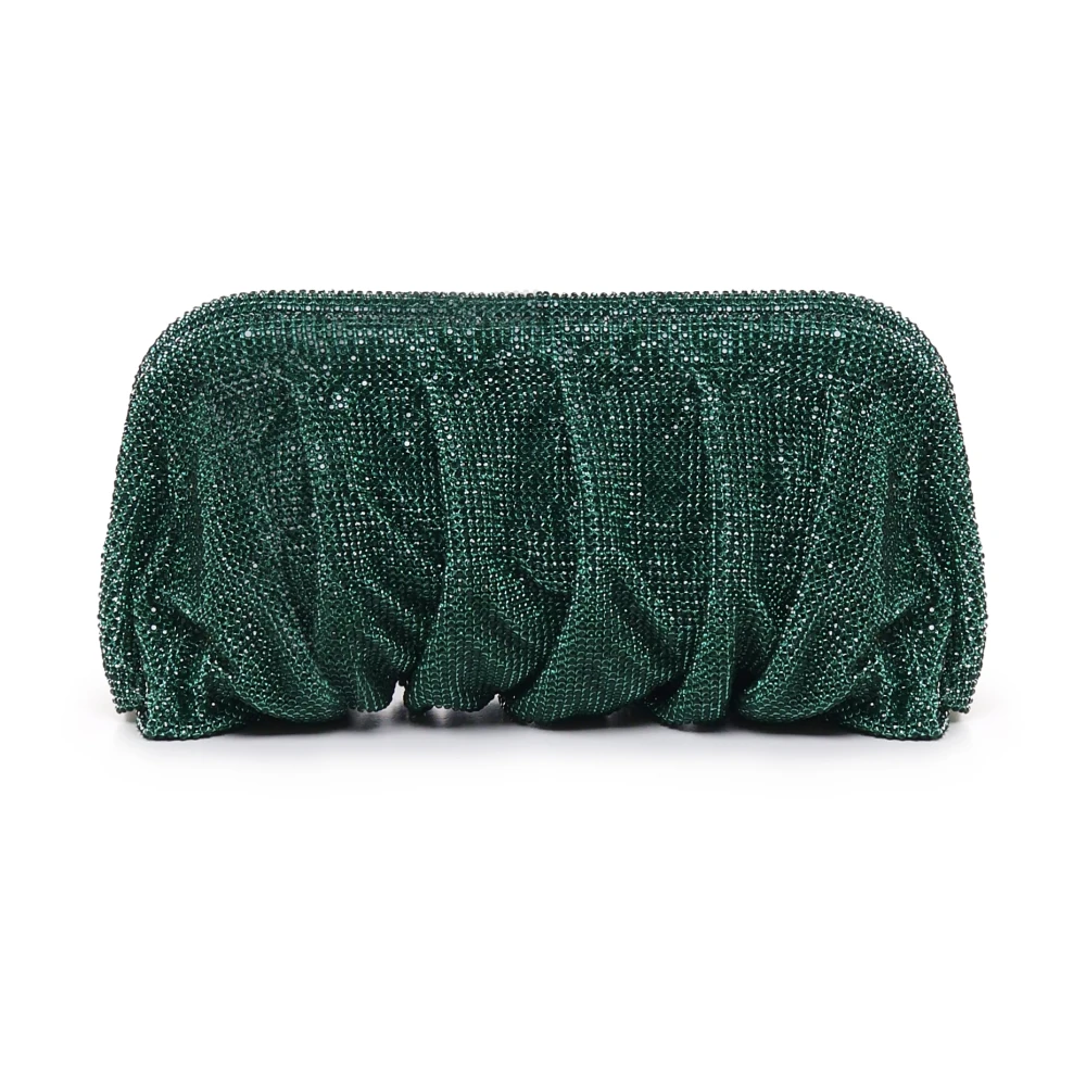 Benedetta Bruzziches Groene Mesh Clutch Tas Gemaakt in Italië Green Dames
