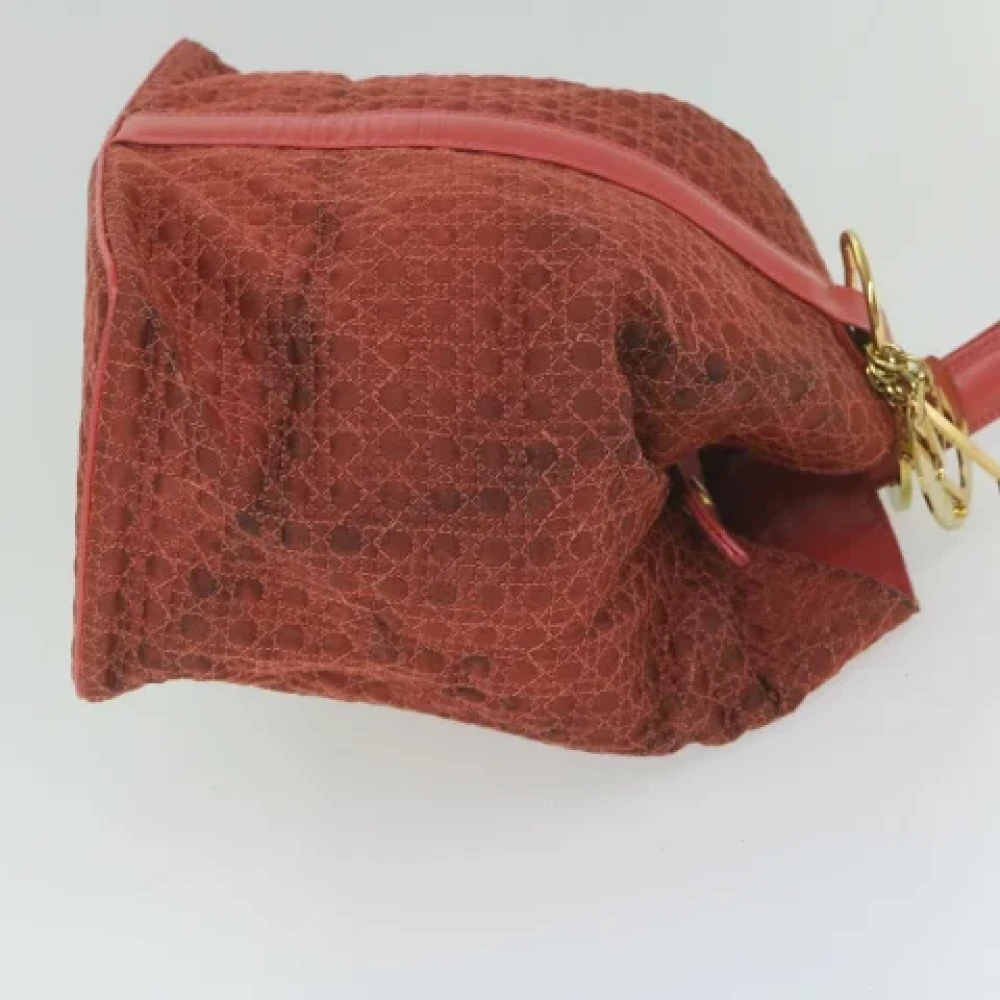 Dior Vintage Pre-owned Nylon dior-bags Red Dames