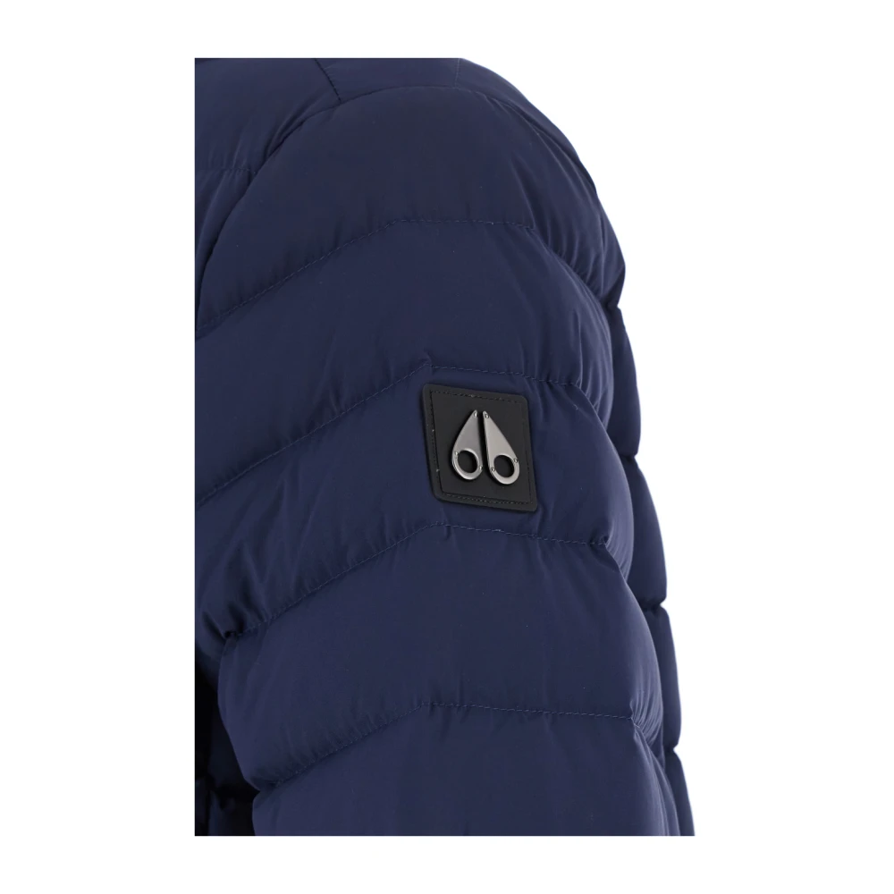 Moose Knuckles Laki Jas voor Stijlvolle Winterkleding Blue Heren