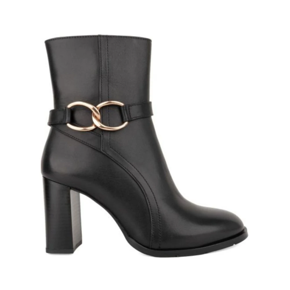 Sergio Moretti Women's Black Heeled Boots, 4 Uk, Booties