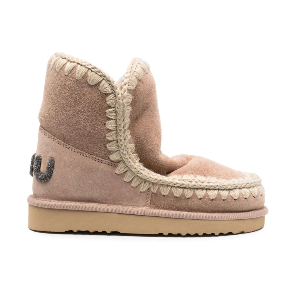 Mou Donna Stivaletti Eskimo 18 Glitter Logo Cammello - Immagine 3