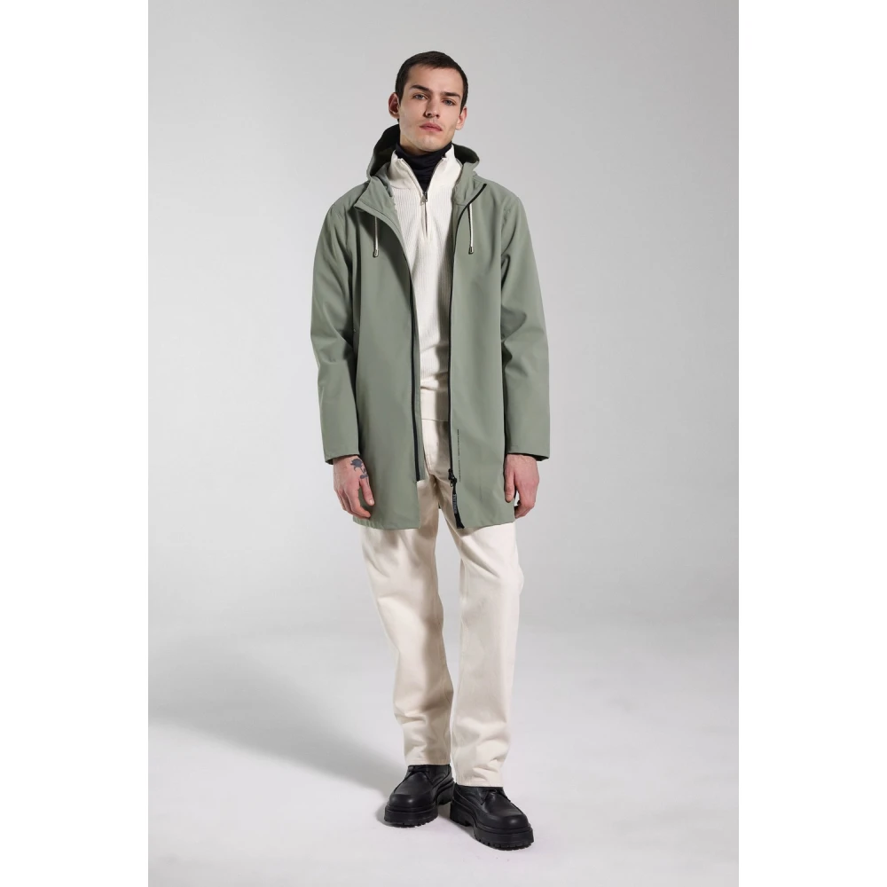Stutterheim Lichtgewicht Waterdichte Regenjas Green Heren