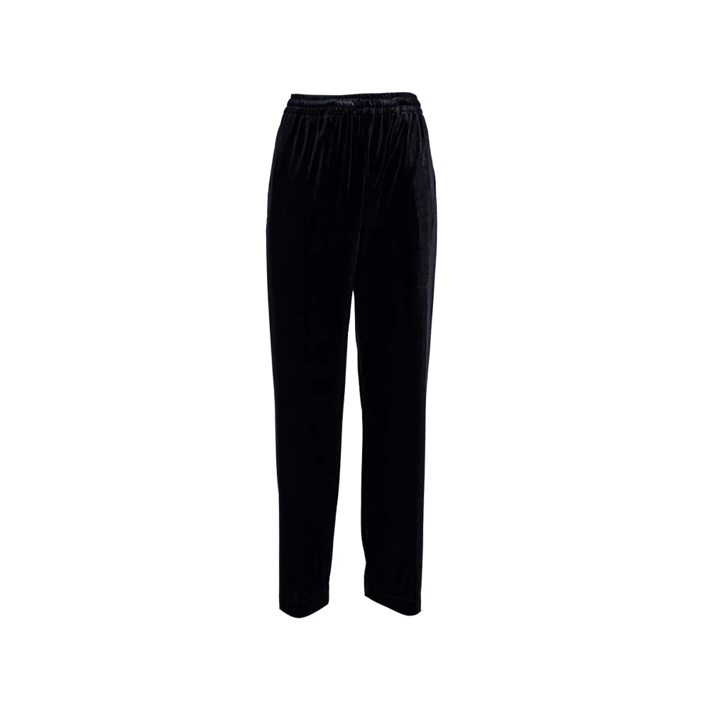 Jucca Klassieke Straight Leg Broek Black Dames