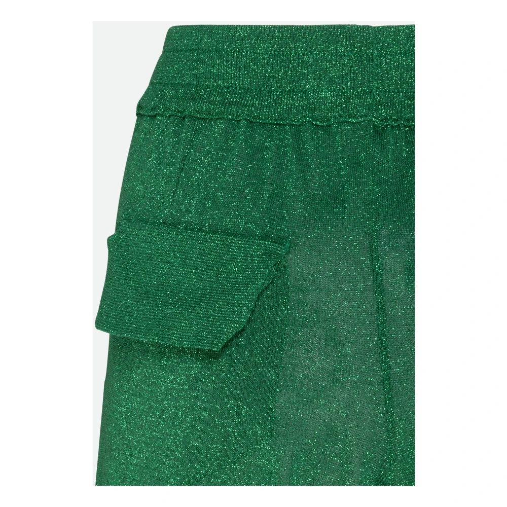 Circus Hotel Groene Cargo Broek met Lurex Green Dames