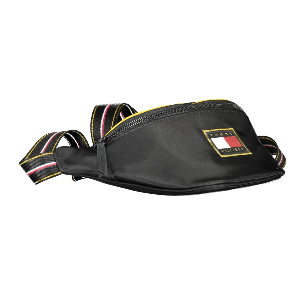 Tommy Hilfiger Zwarte Heren Heuptas Geborduurd Logo Black Heren
