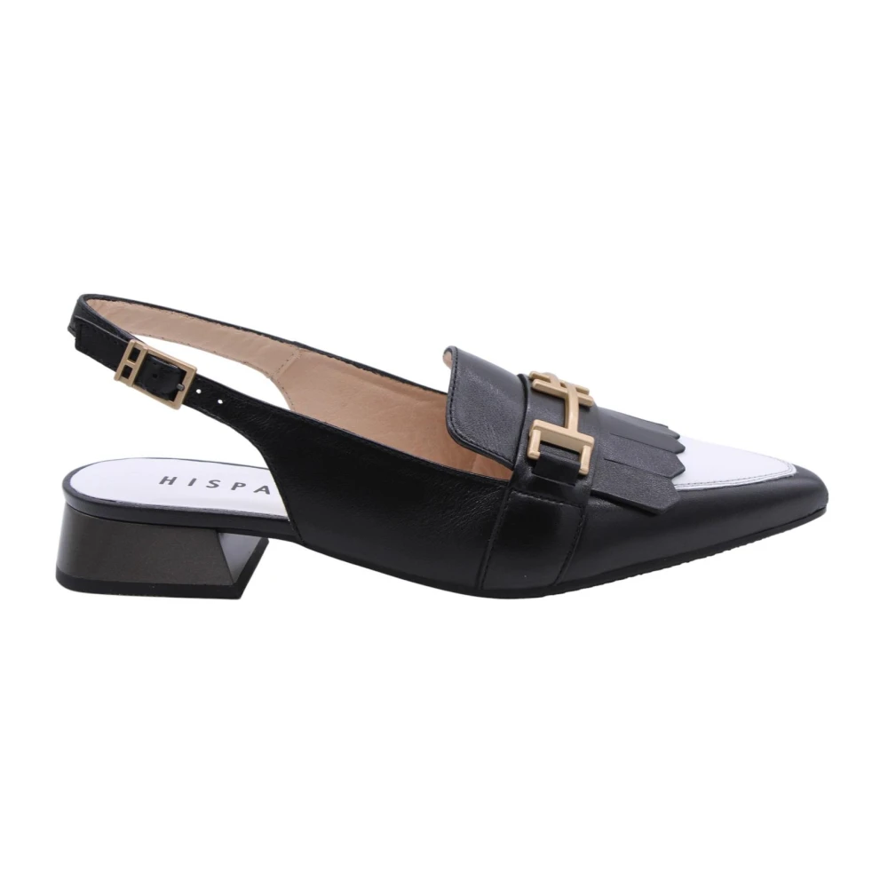 Hispanitas Black Pumps, Female, 4 Uk, Stylish Slingback Shoes For Women