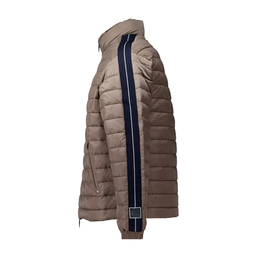Armani Exchange Geweven Caban Jas Taupe Beige Heren