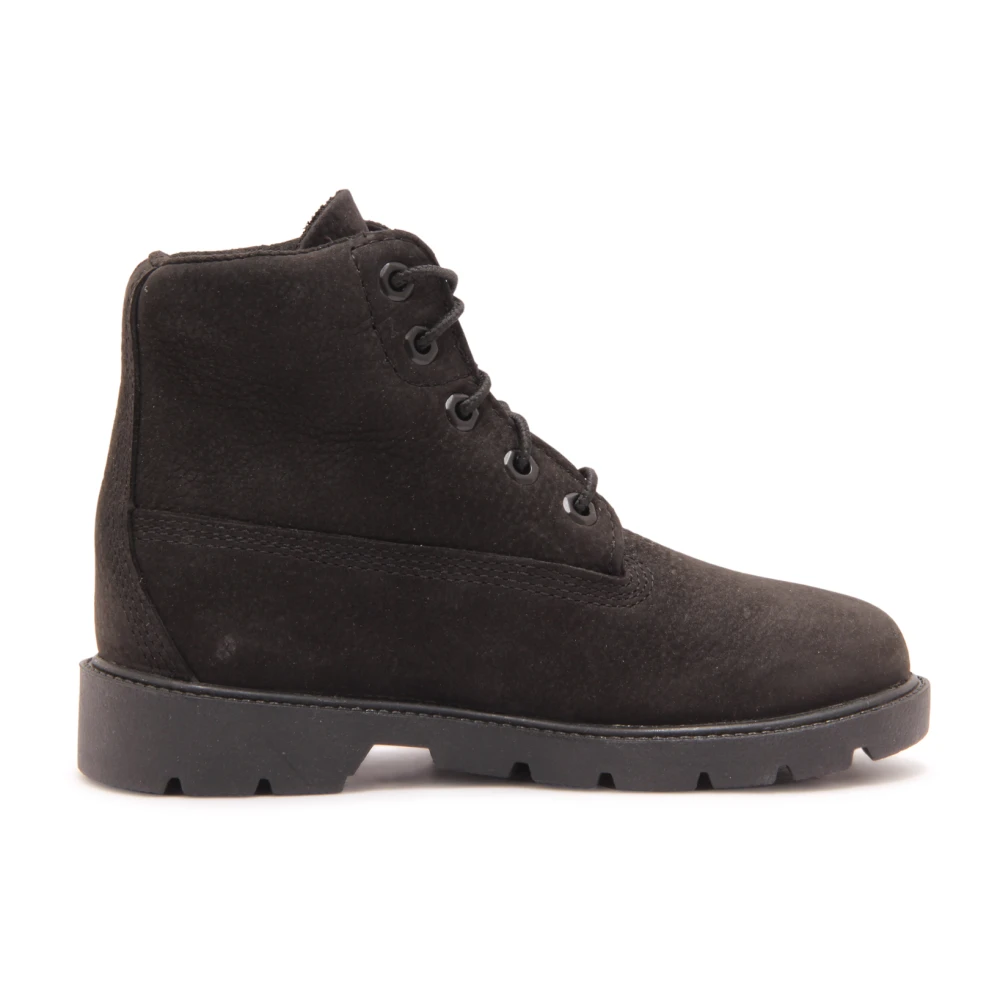 Timberland Boys Black Kids Boots, 33 Eu, Classic 6-Inch Boots