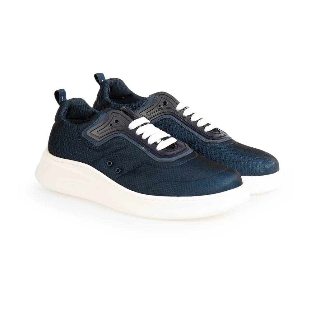 Baldinini Sneakers met afgeronde neus Heren Schoenen Blauw