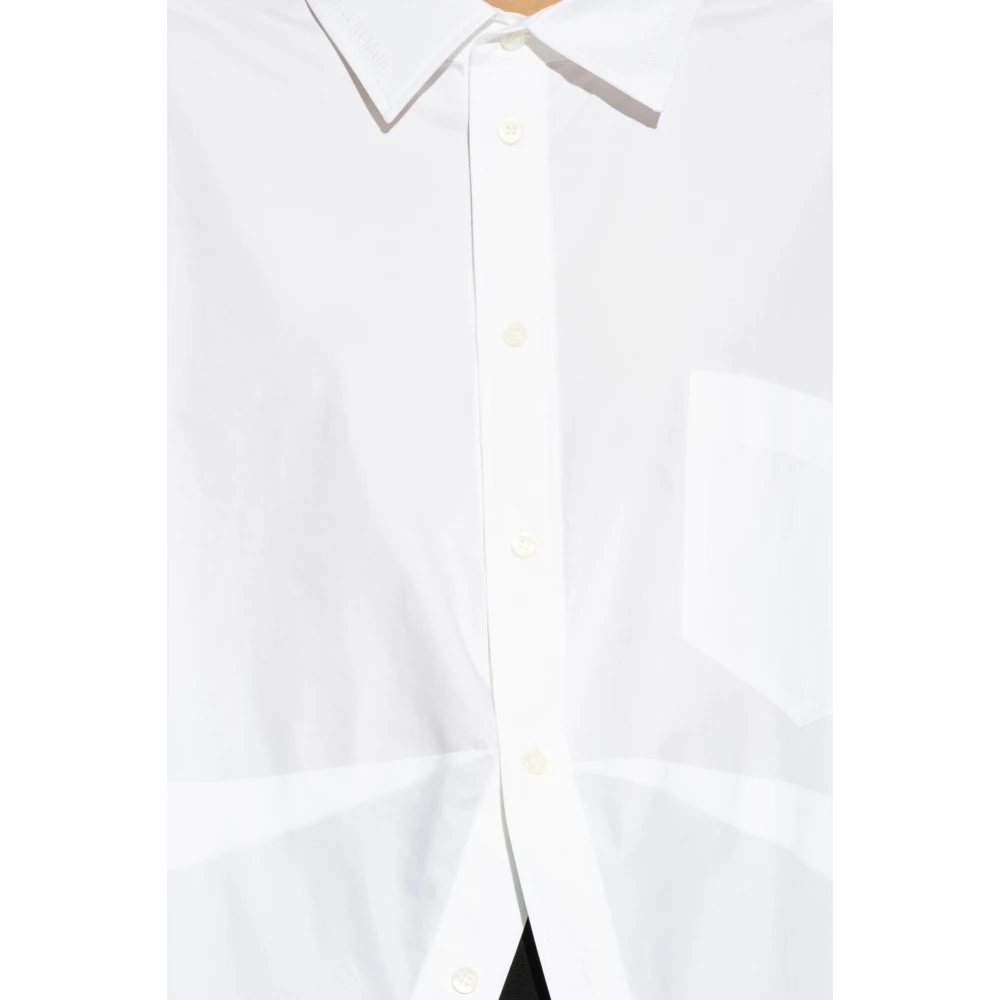 Balenciaga Overhemd met zak White Dames