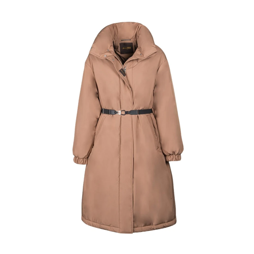 Moorer Men's Brown Parkas, 2XS, Eneida-Stp Parka