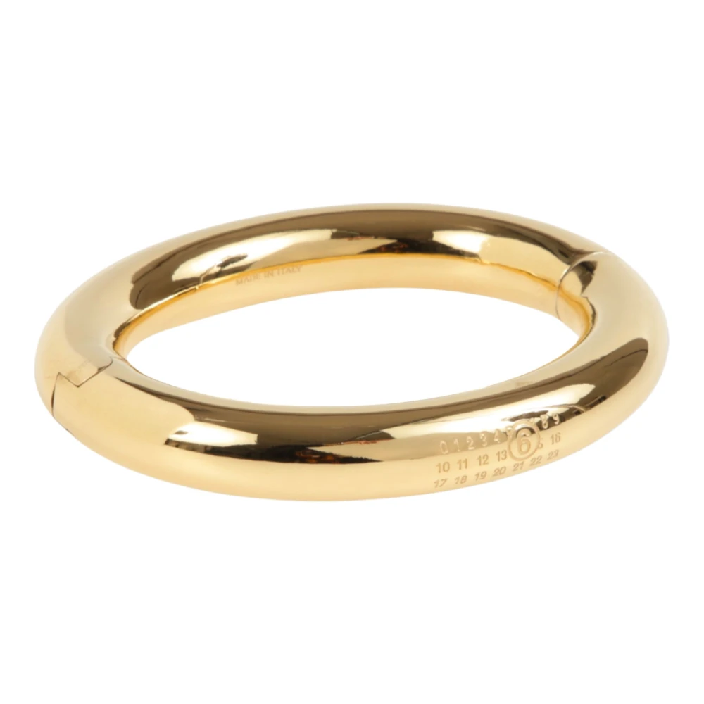 Mm6 Maison Margiela Women's Yellow Numeric Bracelet - Bracelets - M - Accessories