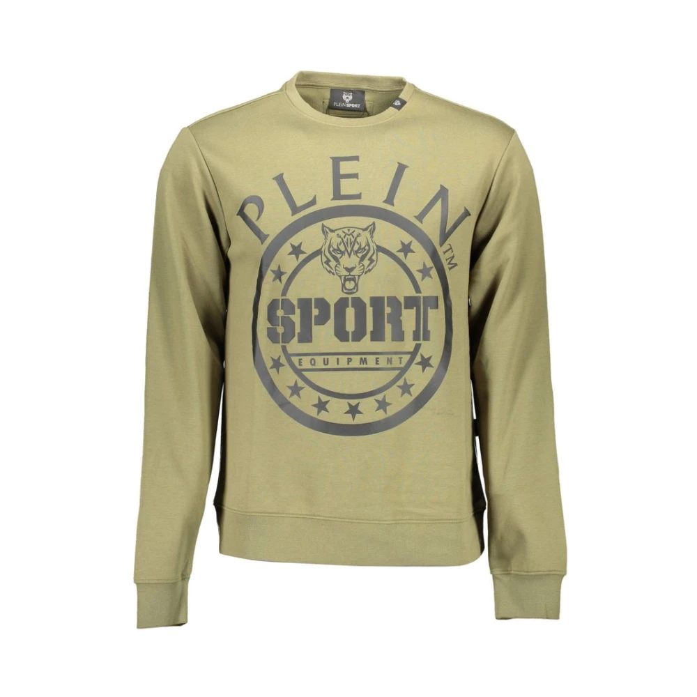 Plein Sport Men's Green Sweatshirts,, Cotton Jumper 2XL