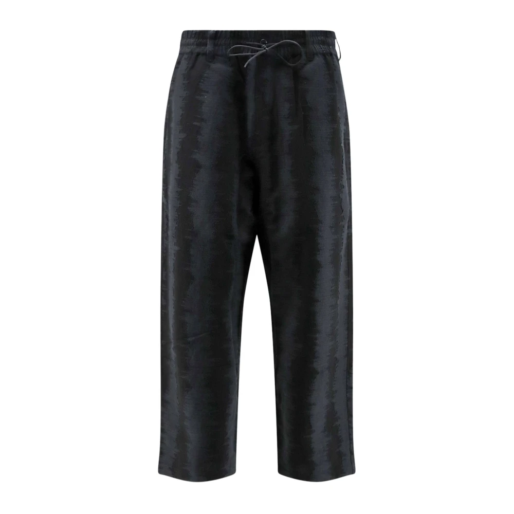Y-3 Uomo Nero Pantaloni, M, New,