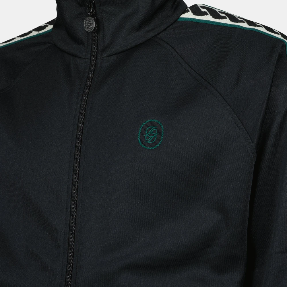 Drole de Monsieur Zwarte Trainingsjas Lente-Zomer 2025 Black Heren
