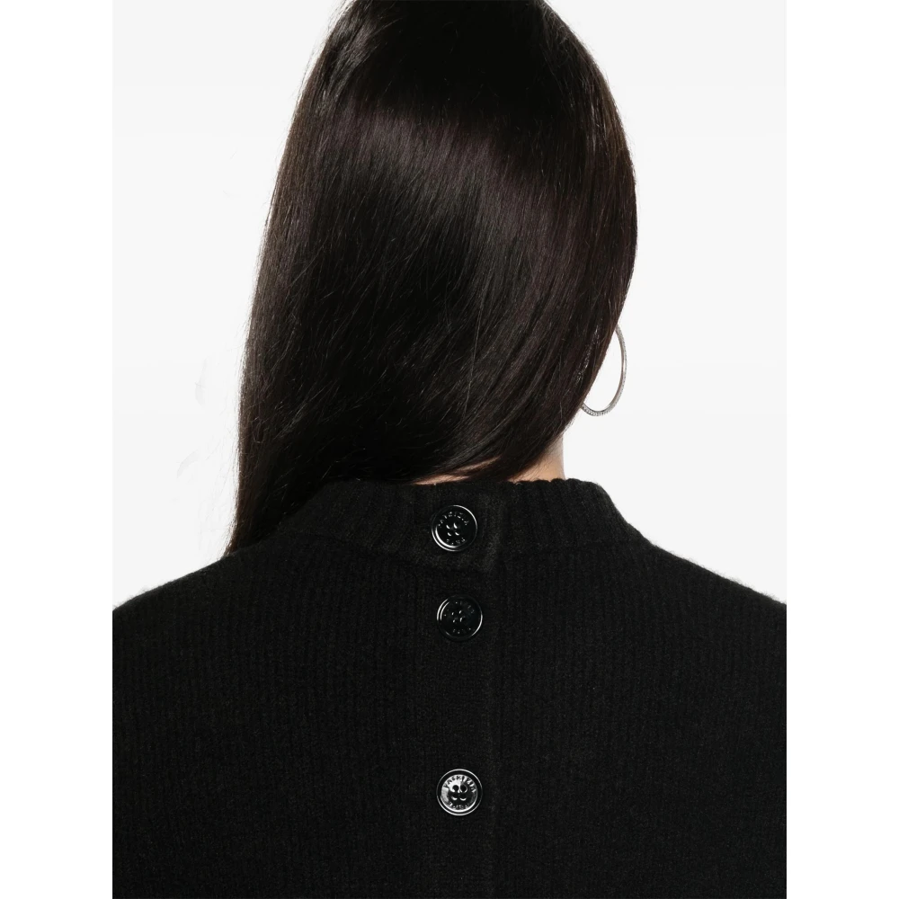 PATRIZIA PEPE Chinè Gebreide Trui Art. 2K0291K228 Black Dames